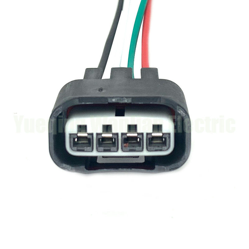 7283-7449-30 4 Pin Çakma Bobin Plug Bağlantısı Siyah Kadın Otomatik Plug