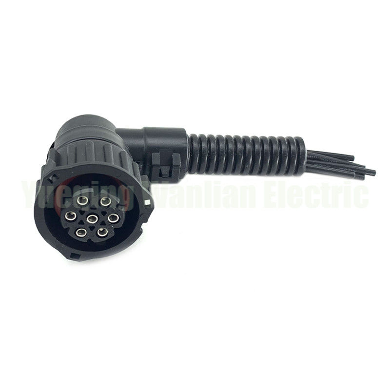 7 Pin 967650-1 968421-1 1-1813344-1 Yuvarlak Odometer Hız Algılayıcı Siyah Kapalı Tel Bağlantısı