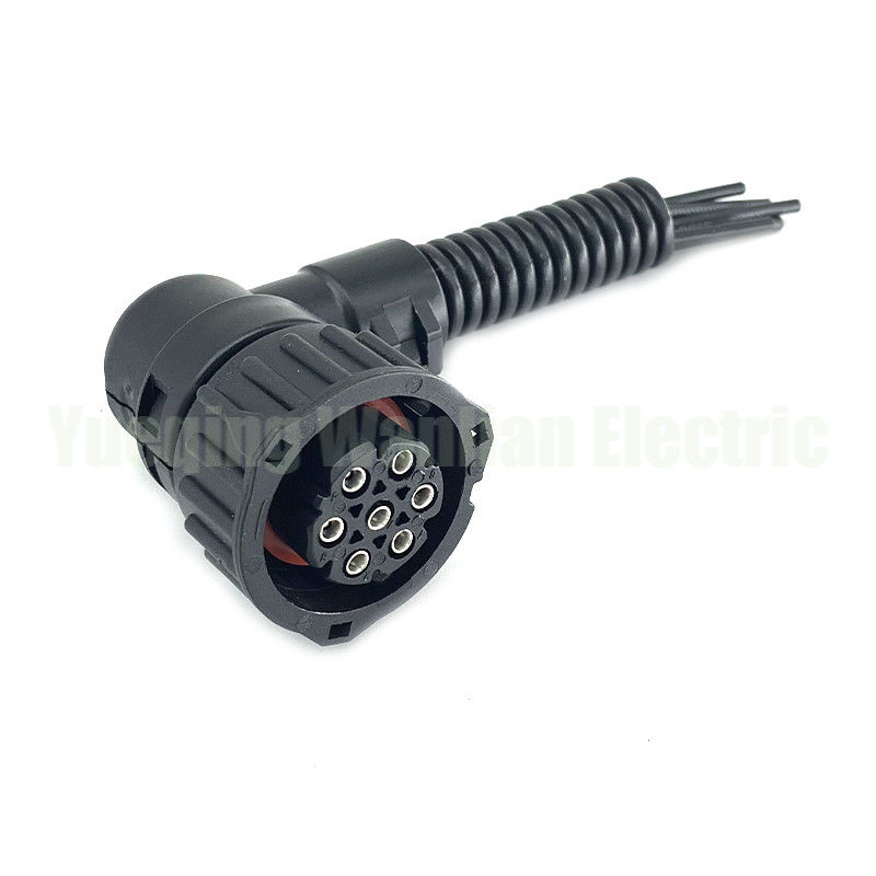 7 Pin 967650-1 968421-1 1-1813344-1 Yuvarlak Odometer Hız Algılayıcı Siyah Kapalı Tel Bağlantısı