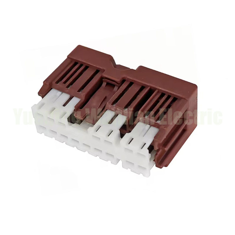 16 Pin 6098-6959 Otomatik Plastik Kontuşu Nissan Otomobil Koltuğu Kablolama Terminal Soketi 2.2 serisi için Elektrik Bağlantısı
