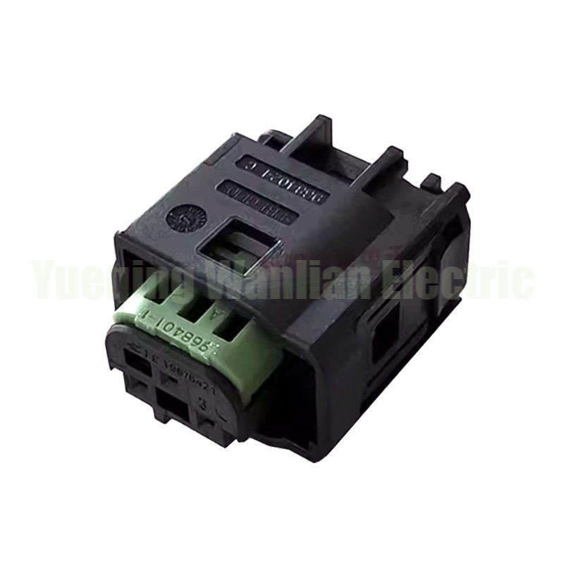 3 pin 1-967642-1 968402-1 tyco otomotiv kablo kablo siyah su geçirmez kadın konektörler 0.6 serisi
