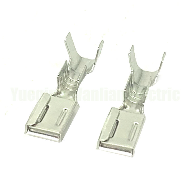 QLW-F-300 6.3mm Alıcı Kadın Bakır Alaşım Tın Kaplama Damcılık Bakır Terminalı