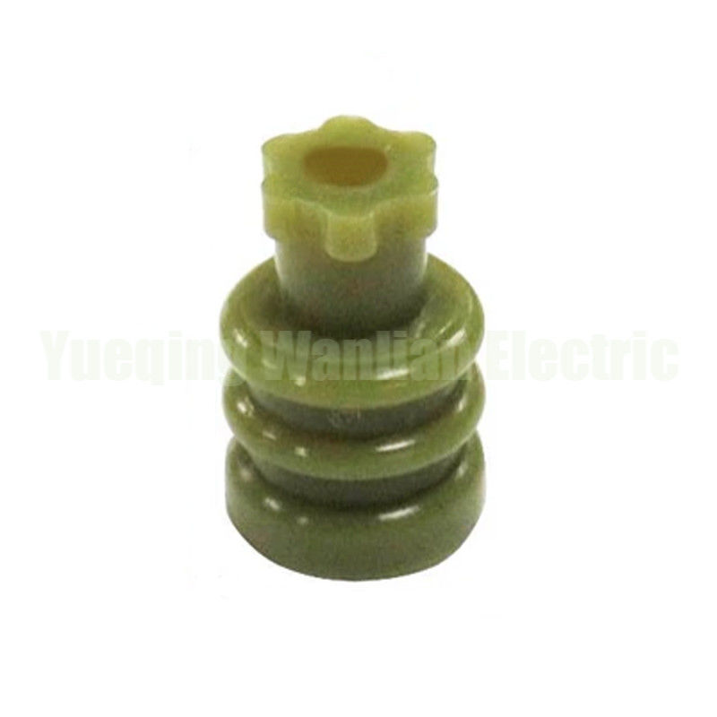RS220-01100 Yeşil Kauçuk Kablo Düğmesi Otomatik Superseal Kablo Düğmesi Auo Kablo Bağlantısı için