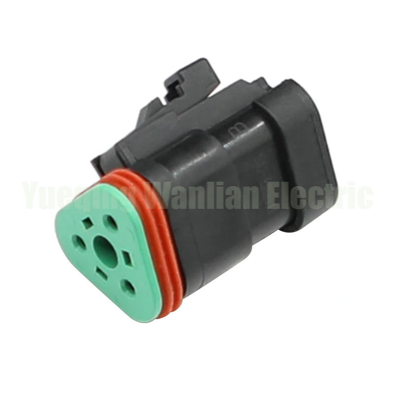 3 Pin DEUTSCH Otomobil Bağlantıları DT06-3S-E005 AT06-3S-EC01BLK Düz DT Serisi