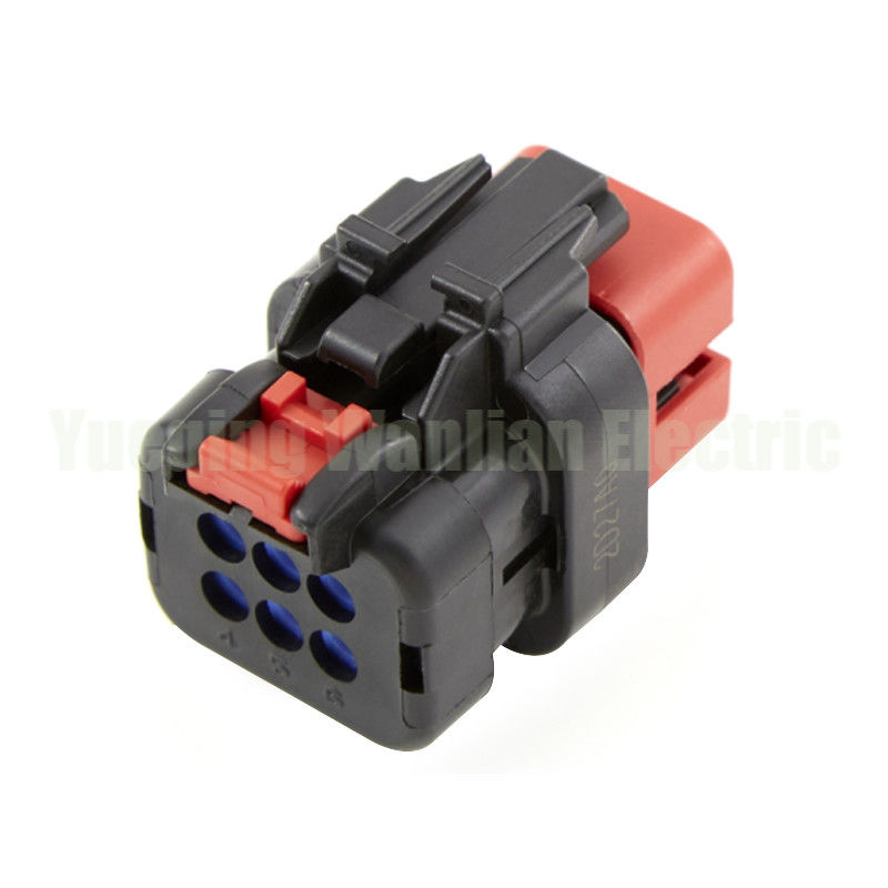 6 Pin 776433-1 776531-1 Otomatik Elektrik Kablosu Kadın Doklama Kapalı Soket AC Montajı