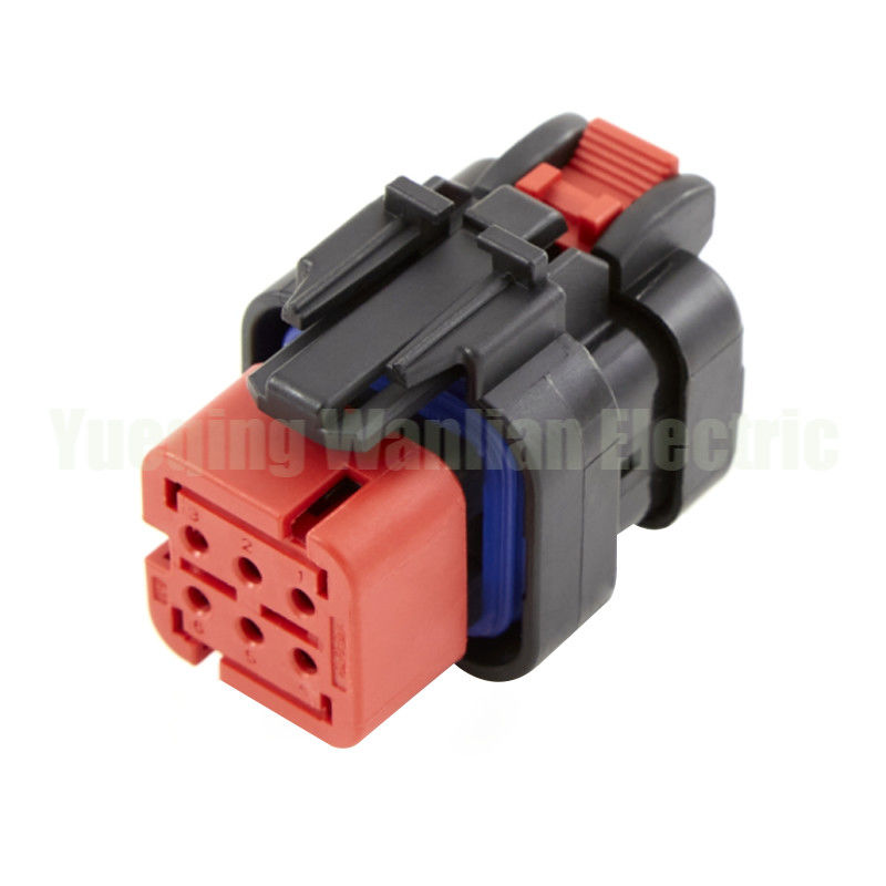 6 Pin 776433-1 776531-1 Otomatik Elektrik Kablosu Kadın Doklama Kapalı Soket AC Montajı