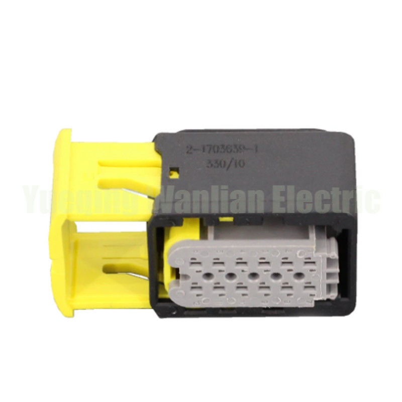 2-1703639-1 12 Pin HDSCS Bağlantısı Kadın Su geçirmez Otomobil Elektrikli Bağlantıları