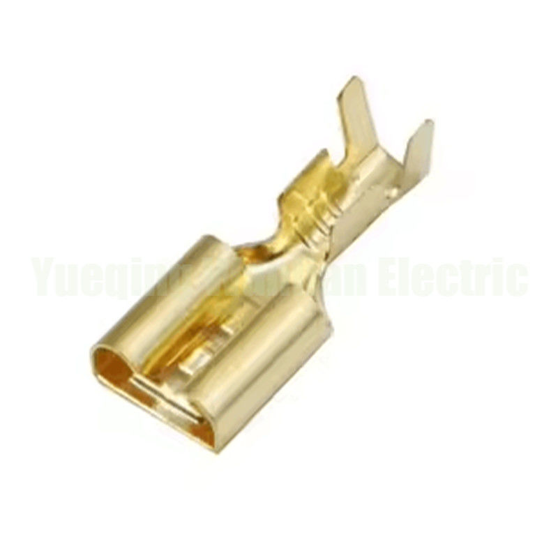 DJ622-D6.3B Hızlı Splice 6.3mm Kadın Tel Spade Bağlantısı 6.3 Tel Crimp Terminal