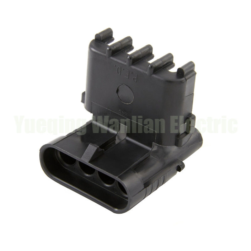 4 Pin 120109741 Elektrik Kablosu Bağlayıcısı Su geçirmez Hava Paketi Kare Tel Kadın Fiş Soket