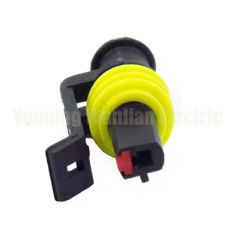 1 Pin 282079-2 Otomotiv su temizleyici Kablo Bağlantısı Sıfırlanmış Bağlantıcı Yağ indüksiyon fişleri