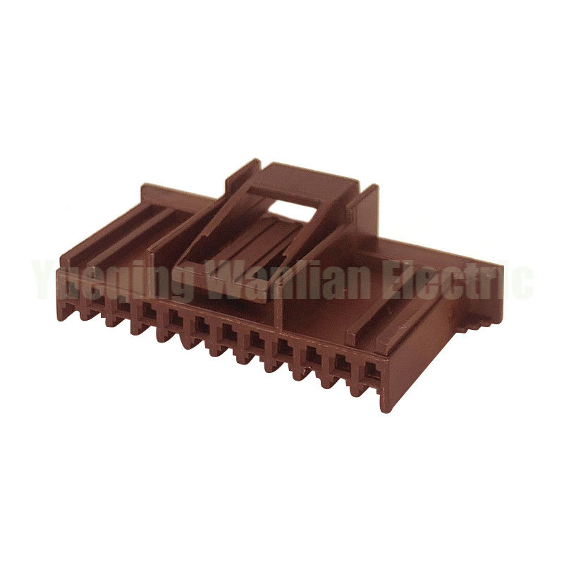 12 Pin 211PC122S1017 Kadın Mühürsüz Bağlantı Otomatik Bağlantı Kahverengi Renk FCI