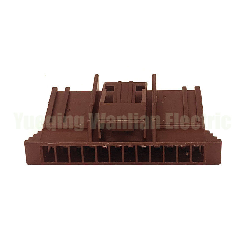 12 Pin 211PC122S1017 Kadın Mühürsüz Bağlantı Otomatik Bağlantı Kahverengi Renk FCI