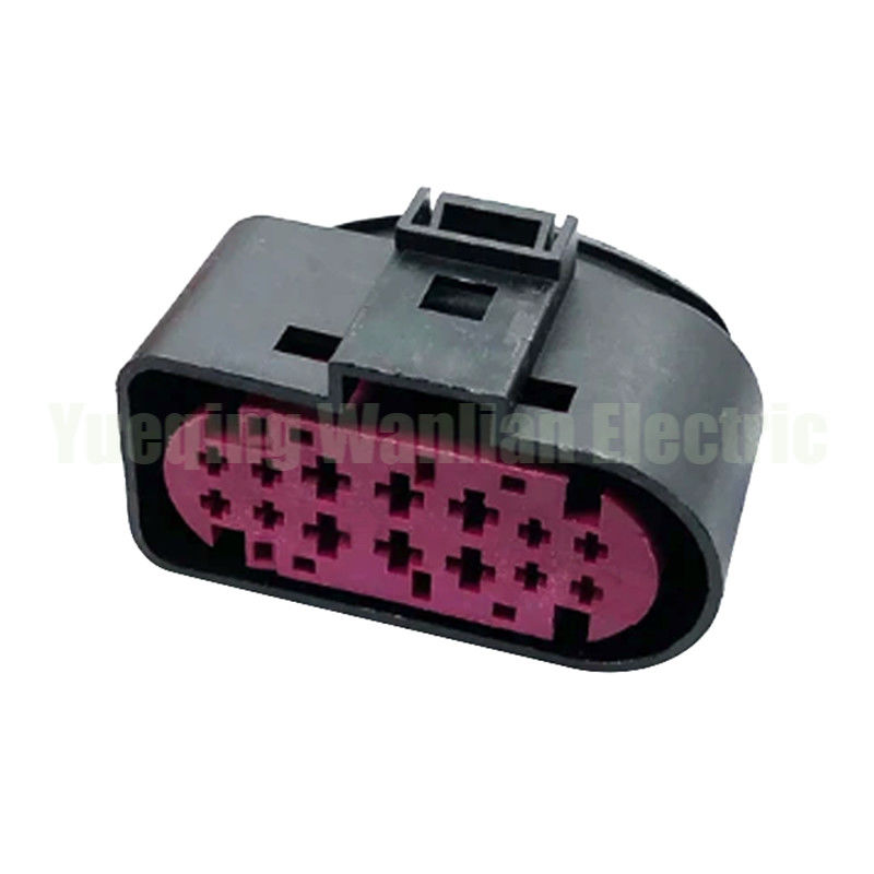 14 Pin 1J0973737 1719105-1 araba farı Xenon lamba fiş Otomatik far lambası soketi su geçirmez konektör
