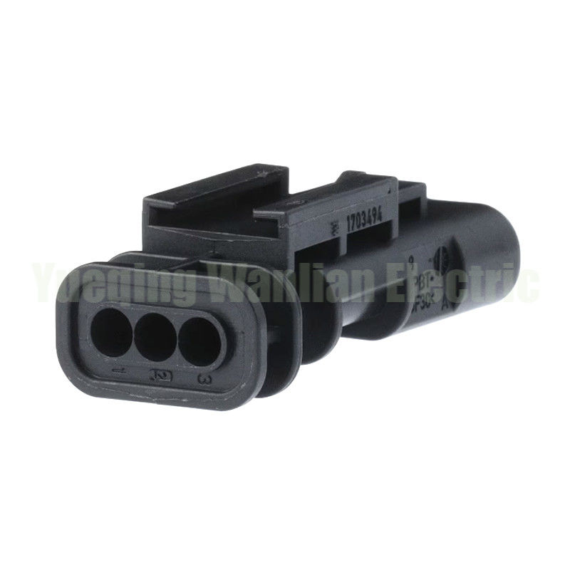 3 Pin 1-1703494-1 Park sensörü için su geçirmez bağlantı Elektrikli göz fiş