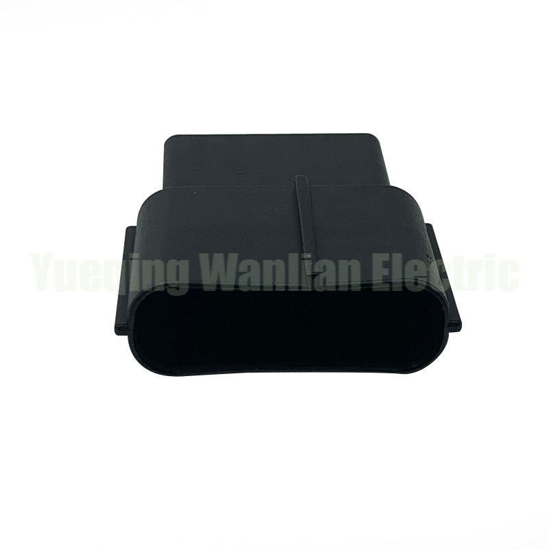 6 Pin WL0631-1.5-11 Otomobil Su geçirmez Hızlandırıcı Gaz Pedal Plug Siyah Bağlantı