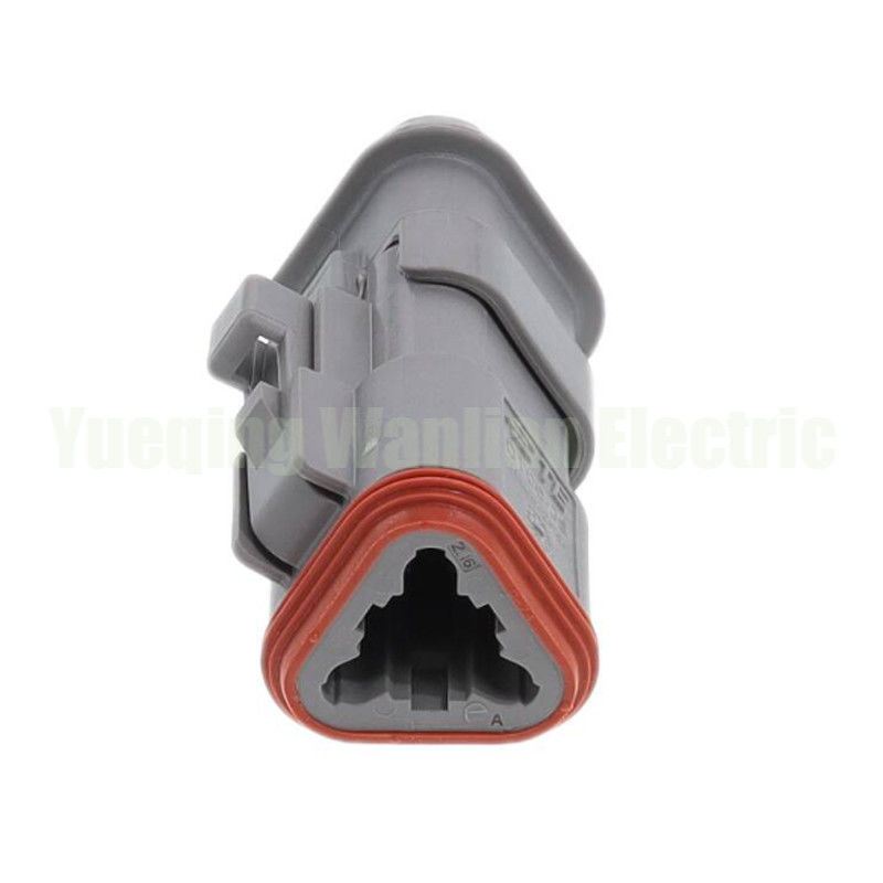 3 Pin DT06-3S-CE04 Otomobil Bağlantısı Düz Kuyruk Kapak Su geçirmez Bağlantı Kablo Bağlantısı WL3032T3-1.6-21