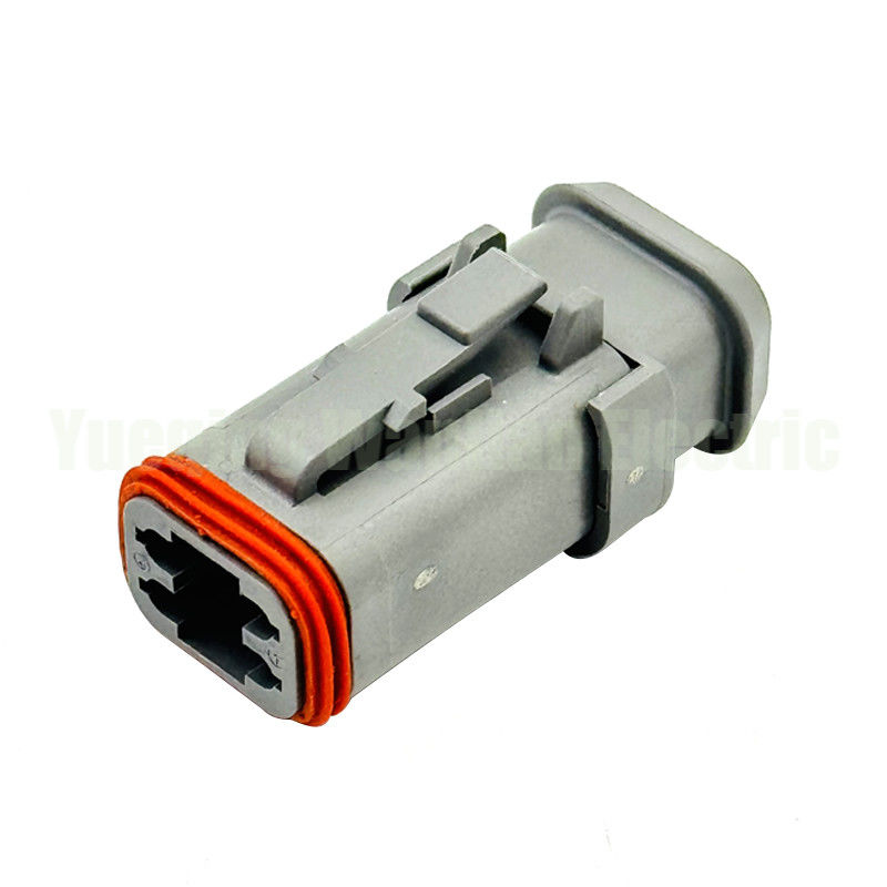 4 Way DT06-4S-E008 Deutsch DT Serisi Soket Fişi Otomobil Bağlayıcı Fişi Gri