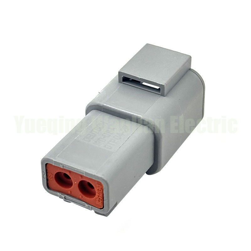2 Pin DTP04-2P ATP04-2P DEUTSCH DTP Gri Alıcı Bağlantısı Su geçirmez Elektrikli Bağlantı