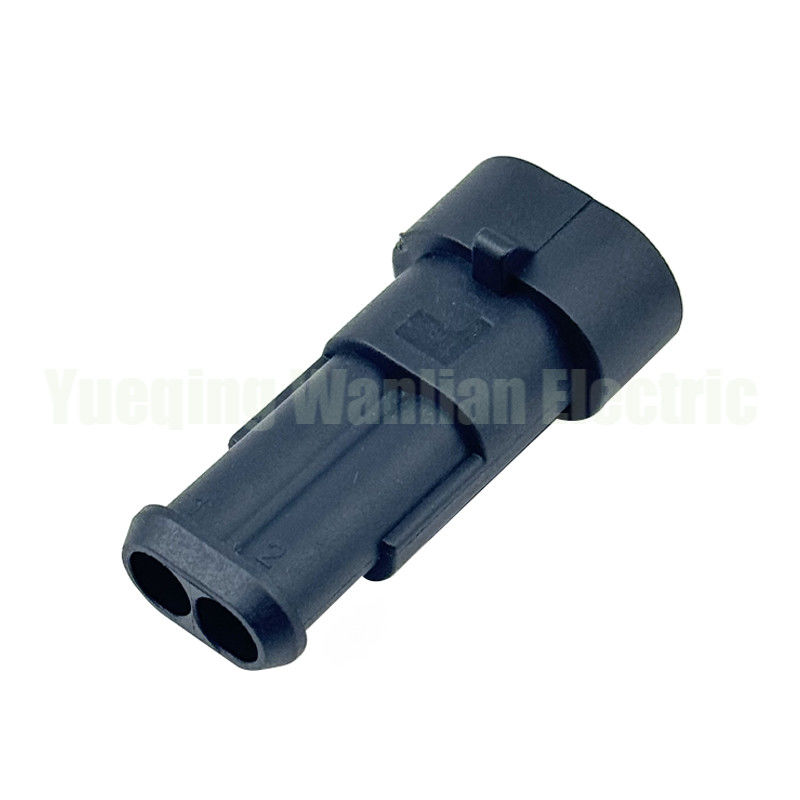 2 Pin 282104-1 Otomobil Bağlantı Evi Siyah 1.5 Serisi Bağlantılar