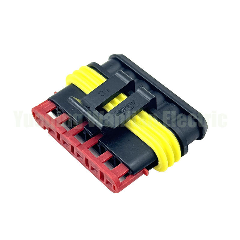 6 Pin 282090-1 Soket Dairesel Süper Seal Bağlantısız Kırma Otomatik Tel Bağlantısı